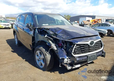 2023 Toyota Highlander Platinum/Xse from USA, damaged, VIN 5TDKDRAHXPS509722